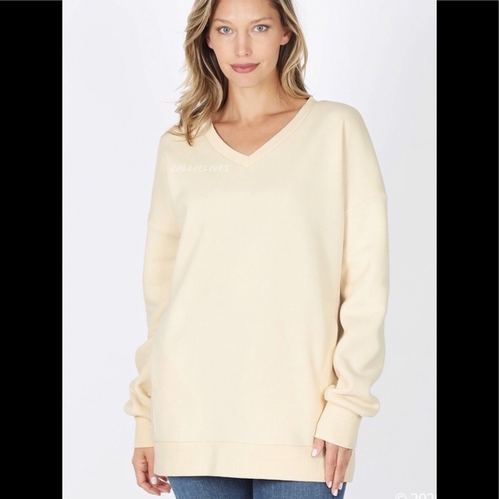 COZY PULLOVER SWEATSHIRT